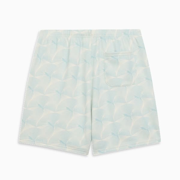 PUMA Essentials Graphics Women's High-Rise 5" Shorts, Modern Mint-AOP, extralarge